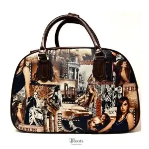 TRroots Özel Tasarım Vintage Desenli El Çantası
